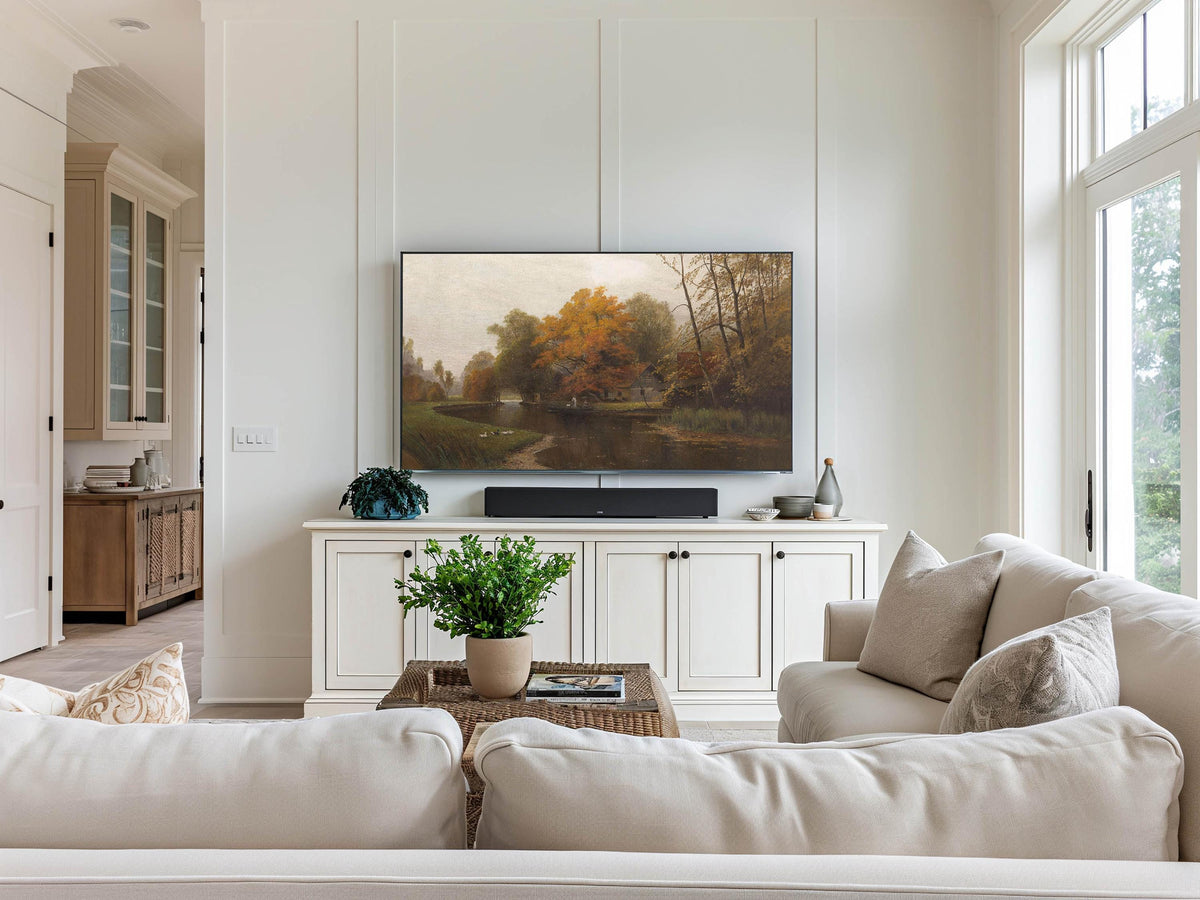 Fall Trees Art for Frame TV | Muted Fall Autumn Landscape | Modern Minimal | Digital Art | Farmhouse Rustic Art | Frame TV Halloween Art