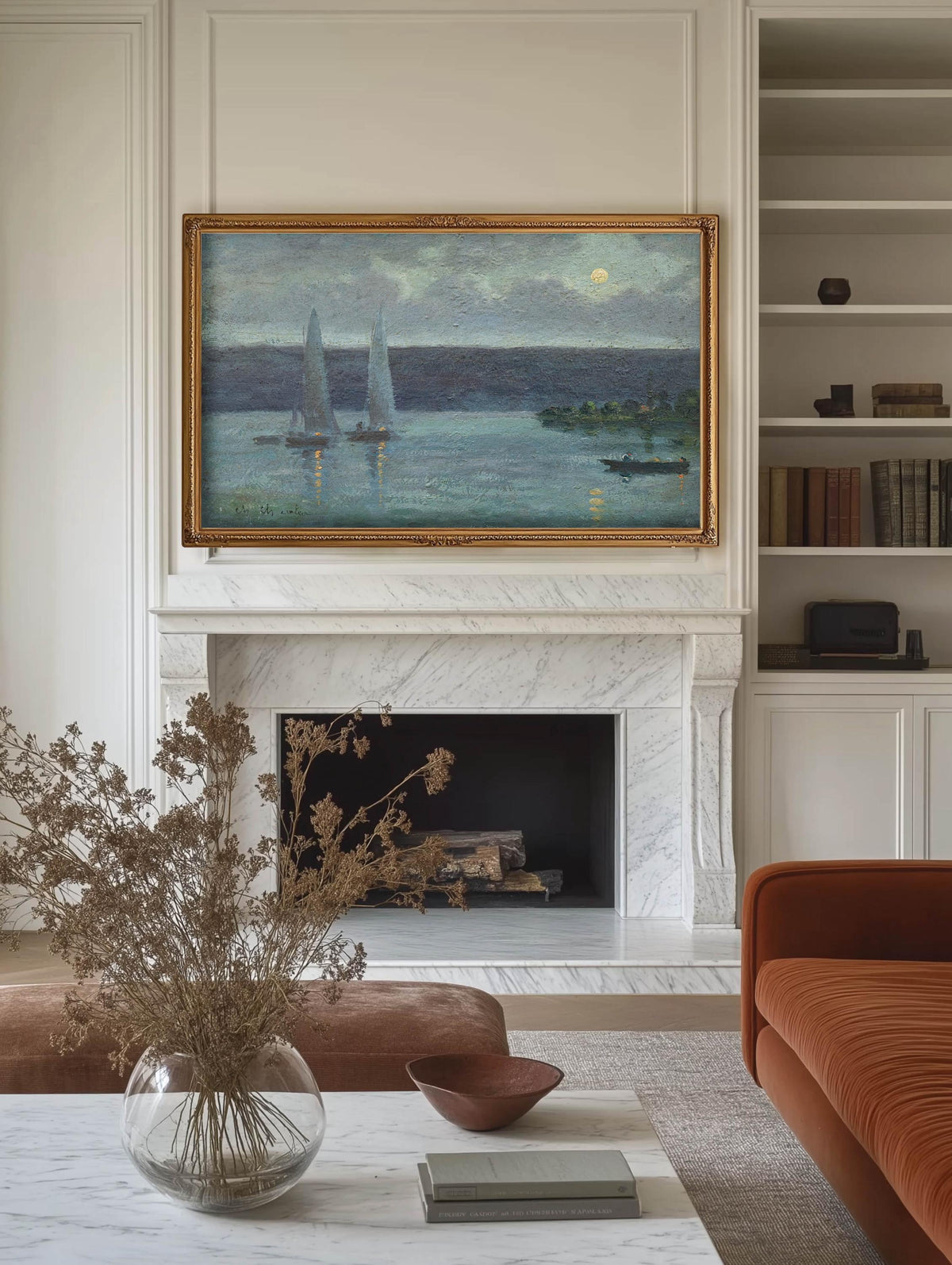 Samsung Frame TV Art Coastal Moody DIGITAL Art Frame TV