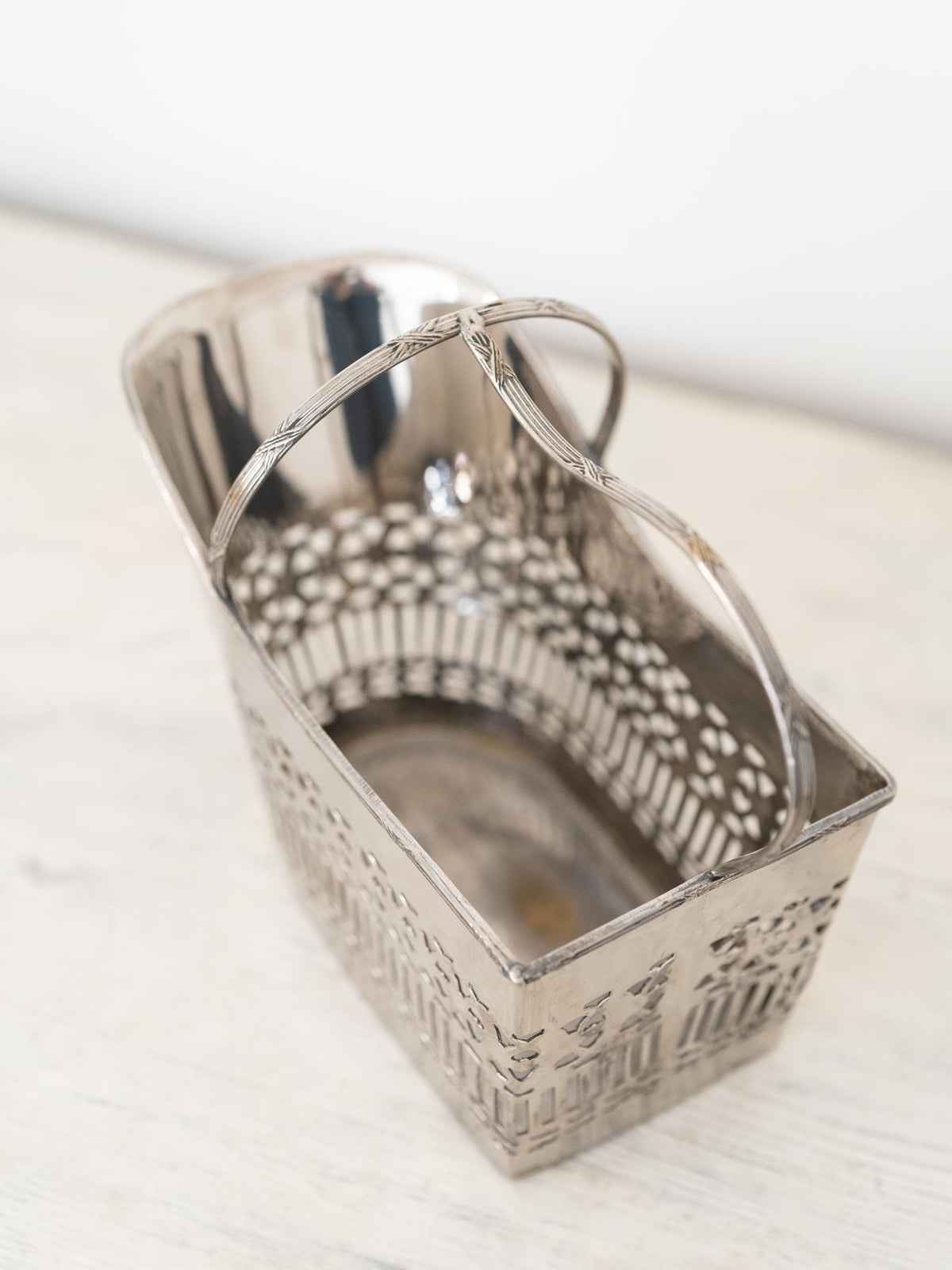 Vintage Silver Wine Champagne Bottle Holder, Gift Idea for Wine Lovers, Wine Engagement Gift, French Wine, French Kitchen Decor