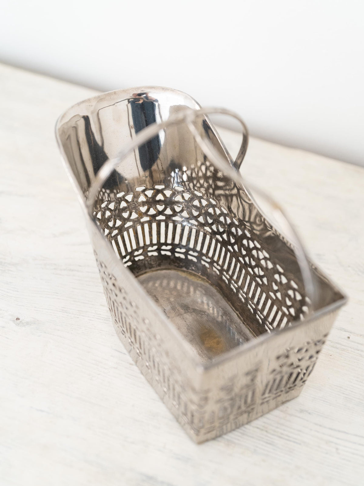 Vintage Silver Wine Champagne Bottle Holder, Gift Idea for Wine Lovers, Wine Engagement Gift, French Wine, French Kitchen Decor