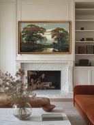 Autumn Frame Tv Art, landscape Fall, Art for Tv moody vintage French Art