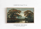 Autumn Frame Tv Art, landscape Fall, Art for Tv moody vintage French Art