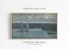 Samsung Frame TV Art Coastal Moody DIGITAL Art Frame TV