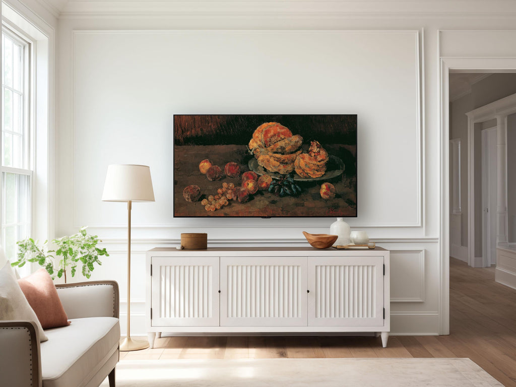 Fall Artwork for Frame TV | Pumpkin Still Life | Halloween | Autumn | Thanksgiving | Farmhouse | French Country | Vintage Art Painting