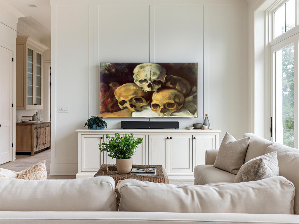 Halloween Art for Frame TV | Moody Skulls | Digital Download Painting | Vintage Art for Frame TV | Skeleton Art | Pirate Skulls