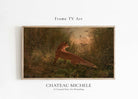 Art for Frame TV | Digital Download Painting | Vintage Art for Frame TV | Autumn TV Art | Halloween | Fall Tv Art | Rustic Farmhouse | Fox