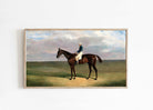 Equestrian Art for Frame TV | Fall Frame TV Art | English Polo Horse Artwork | Rustic Country Farmhouse Decor | Racehorse | Horse and Rider