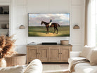 Equestrian Art for Frame TV | Fall Frame TV Art | English Polo Horse Artwork | Rustic Country Farmhouse Decor | Racehorse | Horse and Rider