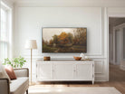 Fall Trees Art for Frame TV | Muted Fall Autumn Landscape | Modern Minimal | Digital Art | Farmhouse Rustic Art | Frame TV Halloween Art