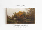 Fall Trees Art for Frame TV | Muted Fall Autumn Landscape | Modern Minimal | Digital Art | Farmhouse Rustic Art | Frame TV Halloween Art