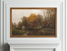 Fall Trees Art for Frame TV | Muted Fall Autumn Landscape | Modern Minimal | Digital Art | Farmhouse Rustic Art | Frame TV Halloween Art