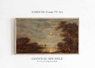 Autumn Frame Tv Art, landscape Fall, Art for Tv moody vintage French Art