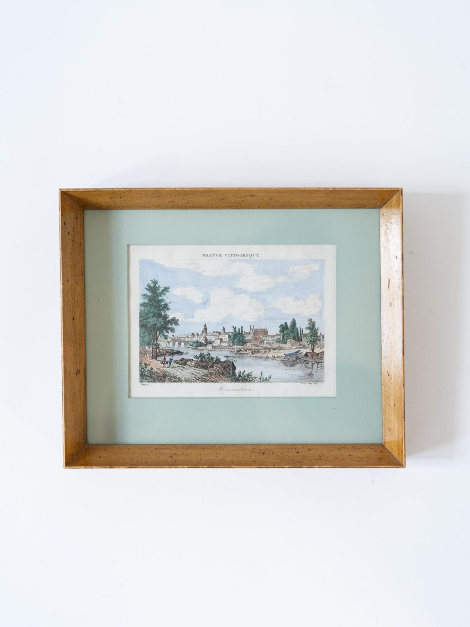 Original Vintage Art – Chateau Michele
