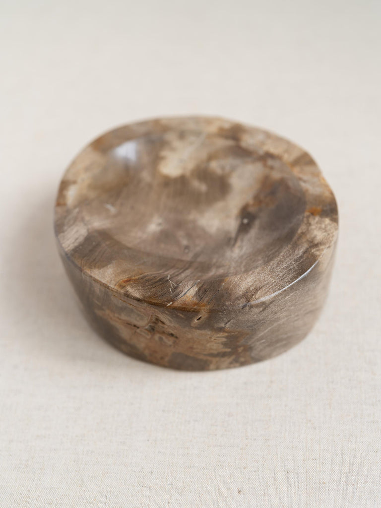 Stone Decorative Tray, Petrified Wood, Marble Bowl, Vintage Stone Bowl, Rustic Bowl, Coffee Table Accessories, Catchall, Marble Stone Dish