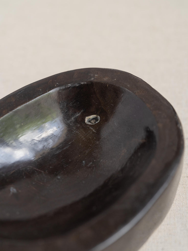 Stone Decorative Tray, Petrified Wood, Marble Bowl, Vintage Stone Bowl, Rustic Bowl, Coffee Table Accessories, Catchall, Marble Stone Dish