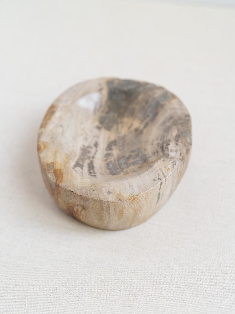 Stone Decorative Tray, Petrified Wood, Marble Bowl, Vintage Stone Bowl, Rustic Bowl, Coffee Table Accessories, Catchall, Marble Stone Dish
