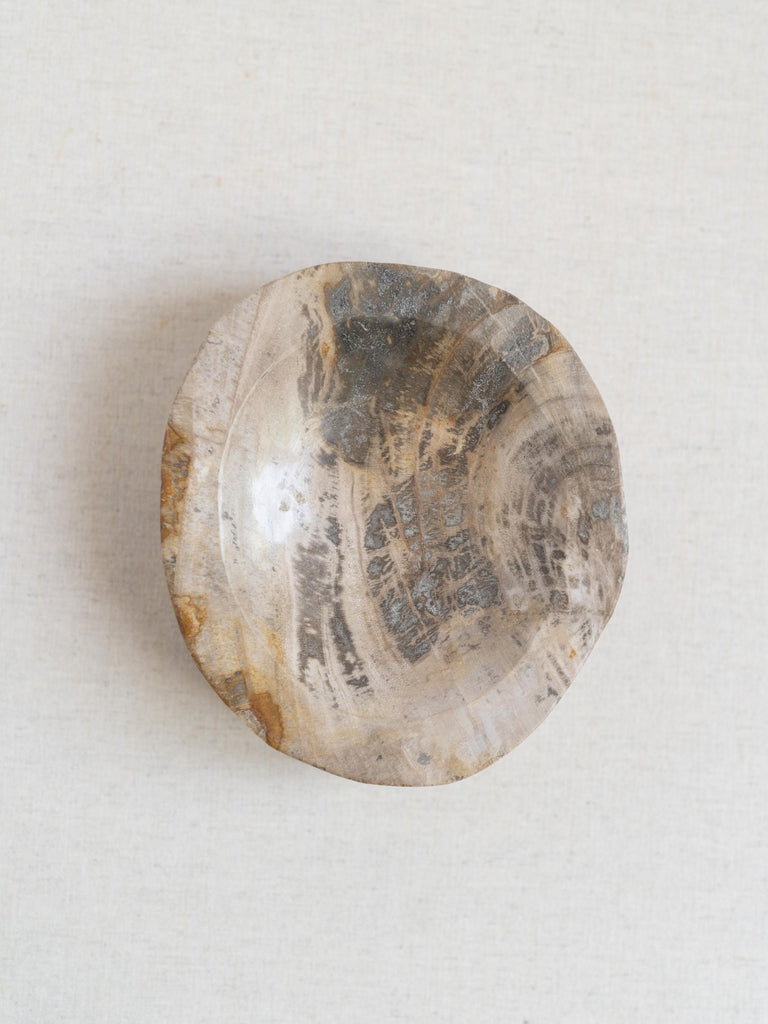 Stone Decorative Tray, Petrified Wood, Marble Bowl, Vintage Stone Bowl, Rustic Bowl, Coffee Table Accessories, Catchall, Marble Stone Dish
