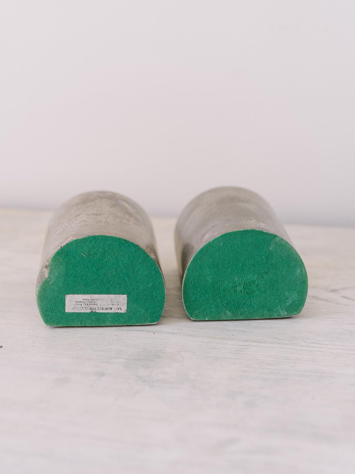 Vintage Stone Bookends Pair, Petrified Wood, Natural Stone Bookends, Vintage Book Ends, Bookshelf Accessories, Polished Stone Bookends